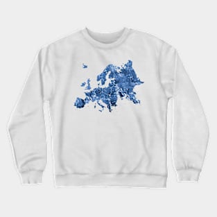 Map of Europe Crewneck Sweatshirt